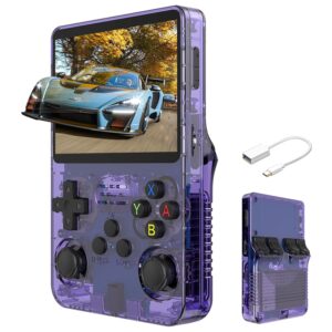 R36S Retro Handheld Game Console with 64GB/128GB SD Card & 15,000+ Games