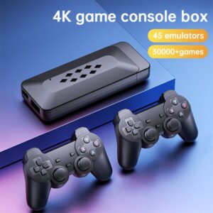 M33 Wireless HDMI Game Stick with 10,000+ Retro Games & Dual 2.4G Controllers