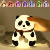 Panda Shaped Silicon Night Lamp