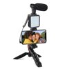Video Making kit AY-49 vlogging camera with mic Tripod Kit