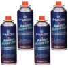 Butane Gas Can for Camping Stove Can 225g Resealable Easy to use Perfect Suitable to Refill Lighter Welding Fuel Gas Flame Torch Canister