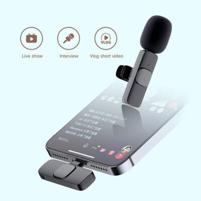 K9 Wireless Lavalier Microphone for iPhone and Android