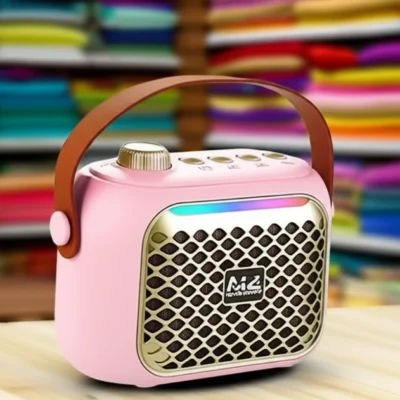 Mz retro style portable wireless bluetooth speaker with led original imahdr6rn3nzfqxf
