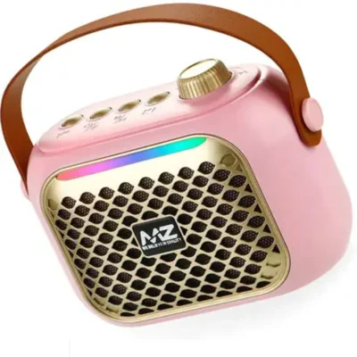 Mz retro style portable wireless bluetooth speaker with led original imahdr6rvvypz9cz